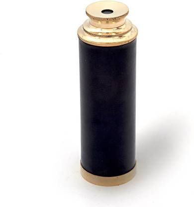 Kiran Udyog Jaipuri Handicraft Real Telescope in Brass Leather 290 Compass