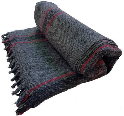 STOREVIEW Solid Single Woollen Blanket for  Heavy Winter