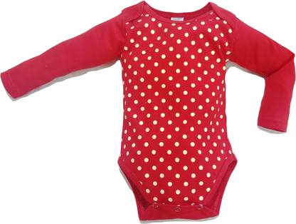 Kiddyboo Baby Boys & Baby Girls Red Bodysuit