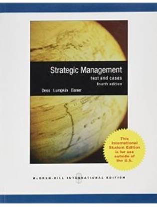 STRATEGIC MANAGEMENT:TEXT N CASES