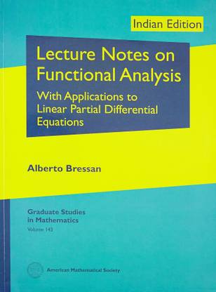Lecture Notes On Functional Analysis