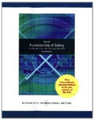 Fundamentals of Selling