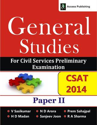 General Studies: Paper II  - General Studies for Civil Services Preliminary Examination Paper II