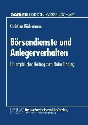 Boersendienste und Anlegerverhalten