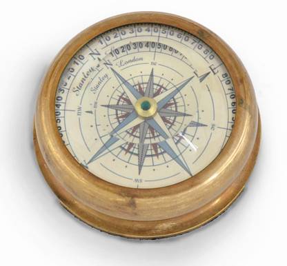 LaxmiCollection Paper Weight Design Float Dial Lens View Compass 408 Compass