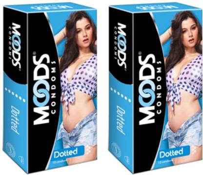 MOODS Dotted 10's - 2 Packs - 20 Condom
