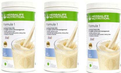Herbalife Nutrition Formula 1 Nutritional Shake Kulfi Flavor Combo Pack Of 3 For Weight Loss Nutrition Drink