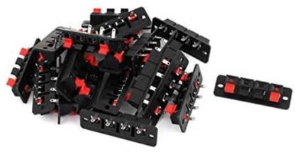 ERHIndia Speaker Amplifier Wire Clip 4 Pin Connectors (5 Pcs) Electronic Components Electronic Hobby Kit