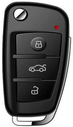 FREDI HD PLUS 1080P DVR Multifunctional Car Key Chain Mini Spy Cam IR Night Vision Motion Detection for Home and Offices (Black). Security Camera