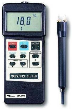 Lutron MS-7000 DIGITAL MOISTURE METER with RS232 computer interface (calibrations for about 150 different species of recall. wood/timber are provided) Pin-Type Digital Moisture Measurer