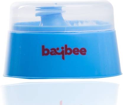 baybee Soft Face Body Cosmetic Powder Puff Sponge Box Case Container