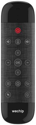 Wechip W2 Pro Backlit Voice Remote 2.4G Wireless Smart TV Remote Control Wireless Keyboard for Android TV Box/PC/Smart TV/Projector/All-in-one PC All Brands With Working USB Port Remote Controller