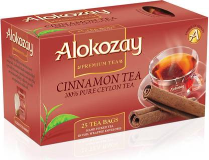 Alokozay Premium Tea Cinnamon Tea 25 Tea Bags, 50g Tea Box
