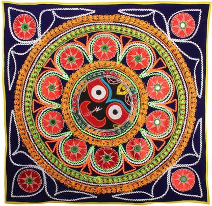 PIPILI CHANDUA Lord Jagannath Unique Chandua - 90cm (Multicolor)