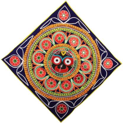 PIPILI CHANDUA Handicraft Lord Jagannath Chandua, applique(Multicolor)