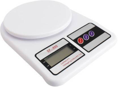 zolico SF-400 10 kg Digital Multi-Purpose Kitchen Weighing Scale (White) Weighing Scale
