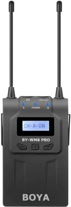 BOYA RX8 Pro UHF Dual-Channel Wireless Bodypack Receiver Only for TX8 Pro, BY-WHM8 Pro and BY-WXLR8 Pro Transmitter Microphone