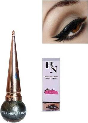 H&N H & N Glitter Eyeliner pack of 1 (Sparkle Black) 5ml 10 ml