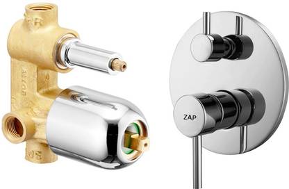 ZAP 4 Way Complete Divertor Set And Body Of Single Lever Concealed, Mixers And Divertor For Bath And Shower System (High Quality Cartridges | Quarter Turn) Diverter Faucet Diverter Faucet