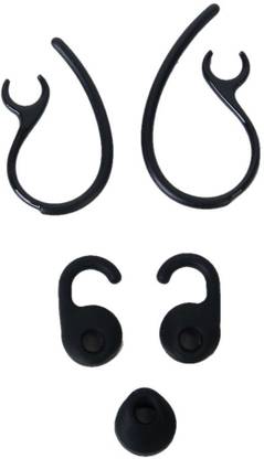 SHAFIRE Black Replacement Ear Hook Ear Bud Gels Set for Jabra Headset (2pcs Ear Hook and 3pcs Ear Gels) Over The Ear Headphone Cushion