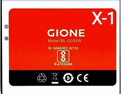 Any Mobile Battery For  GIONEE MODEL X1 / BL-G030W