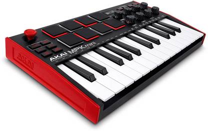 AKAI Professional MPK MINI2 WHITE MPK WHITE MINI KEYBOARD Digital Portable Keyboard