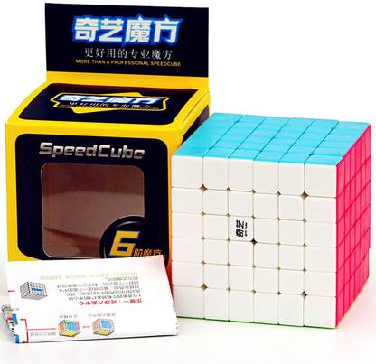 Assemble Qiyi 6x6 Stickerless Speed Cube Qiyi Qifan S 6x6x6 Magic Cube
