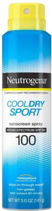 NEUTROGENA Sunscreen - SPF 50 cool dry sport sunscreen spray spf 100 ( 141 G )