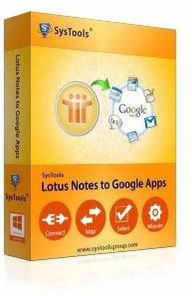 SysTools Lotus Notes to Google Apps Migrator (Email Delivery-No CD)