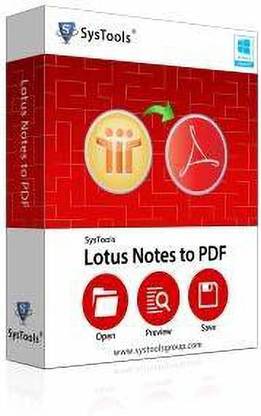 SysTools Lotus Notes to PDF Converter (Email Delivery-No CD)