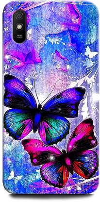 WallCraft Back Cover for Redmi 9A BUTTERFLY, STARS, GALAXY, GLITTER, COLORFUL, ART, ABSTRACT, TEXTURE