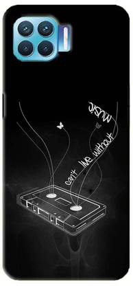 NDCOM Back Cover for OPPO F17 PRO Can't Live Without Music Printed
