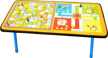 Safeway Ludo & Snake Ladder Solid Wood Activity Table