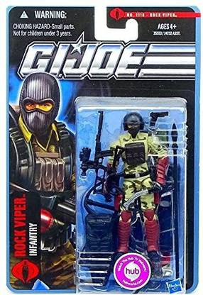 Hasbro GI Joe Pursuit of Cobra Infantry Rock Viper 3.75 Inch Action Figure