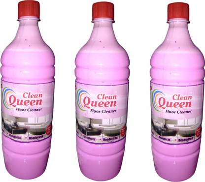 CLEAN QUEEN Hard Floor Cleaner 1 Ltr Pack Of 3 Floral