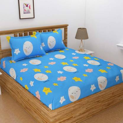 CHAND TARA Reversible Polycotton Queen Bed Cover