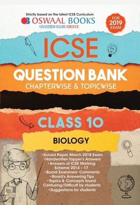 Oswaal Icse Question Bank Class 10 Biology Chapterwise & Topicwise