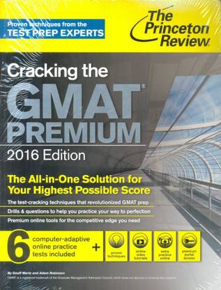 Cracking The Gmat Premium Edition, 2016