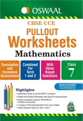 Cbse Sample Question Papers  - Class 7 - Combined for Term 1 and 2