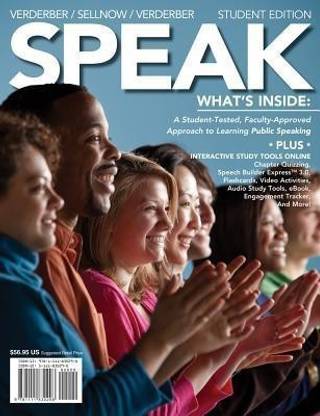 SPEAK (with CourseMate with Interactive Video Activities, Audio Studio Tools, InfoTrac 1-Semester, Speech Builder Express Printed Access Card)