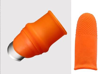 ERetailMart Silicone Thumb Knife Finger Protector Plucking Device for Cutting Vegetable Agricultural Tool Kit Finger Guard Protect Finger Vegetable & Fruit Scraper