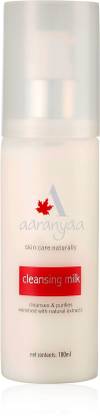 Aaranyaa Alcohol Free Cleansing milk with Vitamin E Sweet Almond Oil to Clear Pore &Hydrate All Skin Type Face Wash
