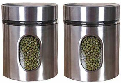 IndusBay Glass, Steel Utility Container  - 350 ml, 350 ml