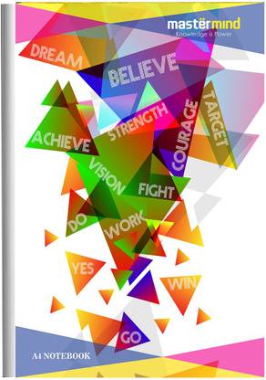 Mastermind Notebook Regular A4 Notebook Single Rule 188 Pages