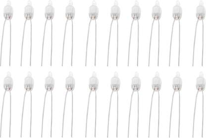 Electronic Spices 20PCS Super Bright Green Light Neon Light Bulb Indicator Lamp Electronic Components Electronic Hobby Kit