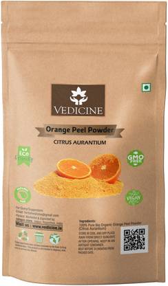 VEDICINE Organic Orange Peel Powder Face and Skin