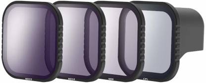 Telesin 4-Pack Lens Filter ND8 ND16 ND32 CPL for GoPro 8 Black, Neutral Density and Polarizing Lens Filter Kit Lens Protector for Go Pro 8 ND Filter