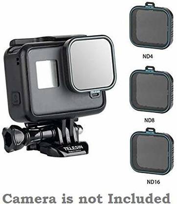 Telesin Neutral Density Filter ND Filters Set, Compatible with GoPro Hero 5/6/7/2018 Action Camera Lens (ND4/8/16) ND Filter