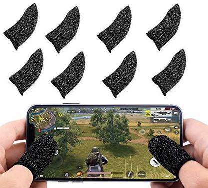 Crozier Gaming Touchscreen Sleeve Anti-Sweat Breathable Gloves Multicolour 4 Pair Finger Sleeve