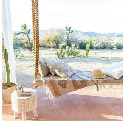 AD Planet Wooden Rope Swing | Extra Large Wooden, Jute Large Swing